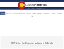 Tablet Screenshot of coloradophotonics.org